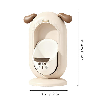 Wall-Mounted Kids Urinal for Boys – Adjustable Height Training Potty with Cute Cartoon Design, Anti-Splash, Easy to Clean, Portable Toilet for Home, Nursery, Travel (Beige) - Image 2