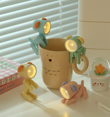 Bendable Animal Night Light 3-Pack – Mini LED Desk Lamp with Warm White Glow | Choose Your Color | Posable Joints for Kids, Students, Bedside & Gifts（brown）| Please choose 3 items to complete your purchase - Image 8