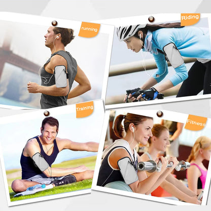 Universal Running Phone Arm Band – Waterproof, Dual Pocket, Adjustable Strap, Breathable Mesh, Fits Phones Up to 6.7 Inches, Crossbody & Waist Clip (Grey) - Image 7