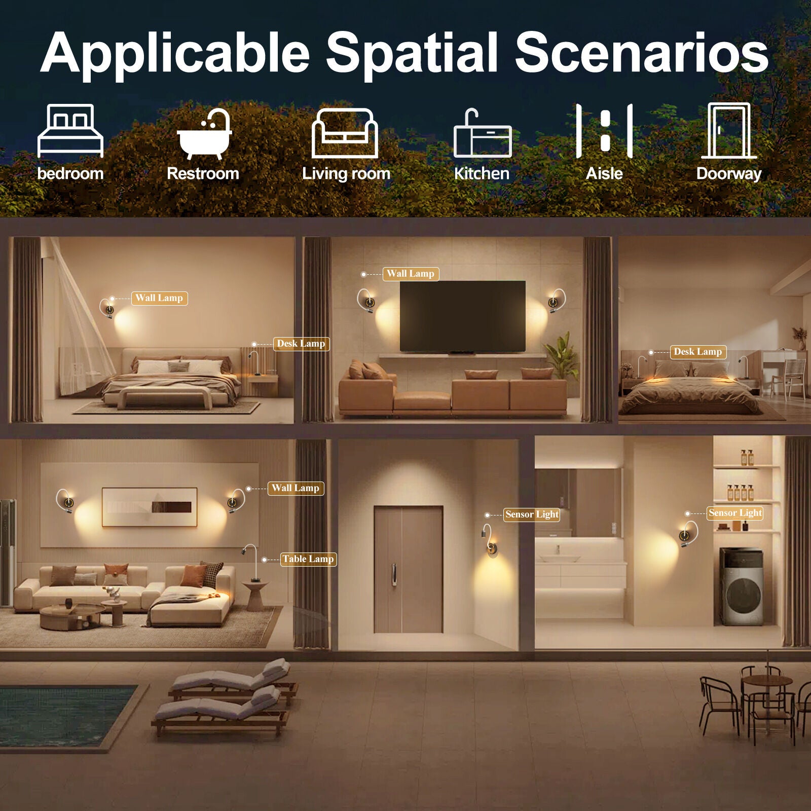 Rechargeable Motion Sensor Night Light – DIY Silicone Hose Lamp for Bedroom & Desk (Pink) | Other Colors Available in Store - Image 8