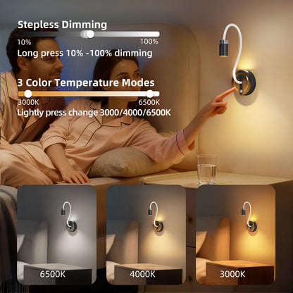 Rechargeable Motion Sensor Night Light – DIY Silicone Hose Lamp for Bedroom & Desk (Red) | Other Colors Available in Store - Image 7