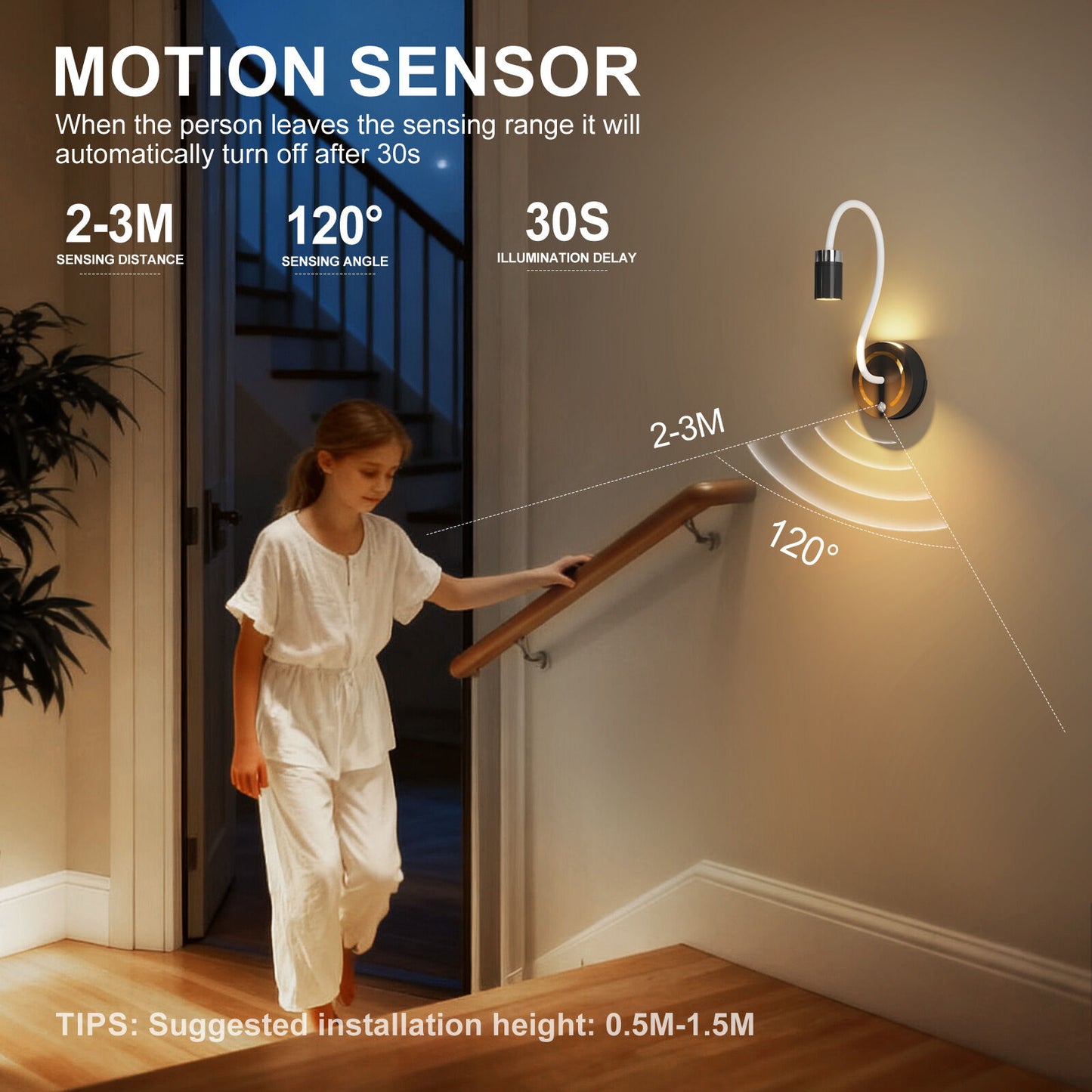 Rechargeable Motion Sensor Night Light – DIY Silicone Hose Lamp for Bedroom & Desk (Green) | Other Colors Available in Store - Image 5