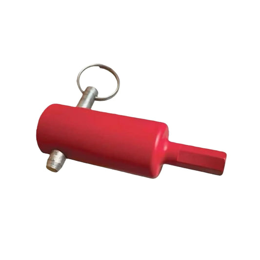 Stop Hand Cranking! Trailer Jack Drill Adapter - Effortless Electric Lift for Standard & Universal Trailer Jacks, Perfect for RV & Boat Trailers (Red)