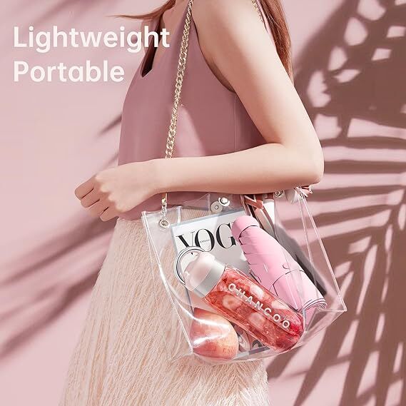 Mini Travel Umbrella – Compact Sun & Rain Protection for Women, Kids | UV-Blocking Pocket Umbrella with Case | Lightweight Foldable Umbrella（pink） - Image 3