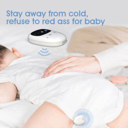 Wireless Bedwetting Alarm for Kids & Adults – Reusable Urine Sensor with Vibration & Sound Alert, No Wires, Easy Clip Design, USB Charging (White) - Image 6