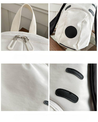 Cute Dog Face Backpack for Kids & Teens – White Cartoon Animal School Bag with Long Ears, Large Capacity Daypack for Girls and Boys (White)  - Image 4