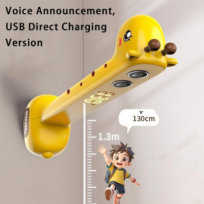 Giraffe Ultrasonic Height Tracker for Kids – Fun Wall-Mounted Growth Measuring Device for Home, Daycare & Pediatric Clinic (Yellow) - Image 7