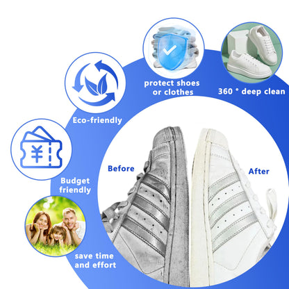 2-Pack Reusable Shoe Washing Machine Bag – White Protective Laundry Bag for All Shoes, Anti-Deformation & Deep Clean with Zipper Lock (Yellow) - Image 3