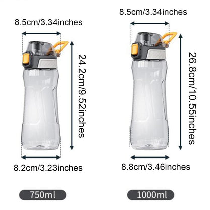 Portable Sport Water Bottle with Handle – Large Capacity Fitness Water Bottle for Gym, Hiking, Cycling, Outdoor Use – BPA-Free & Leak-Proof (Green,1000ml) - Image 6