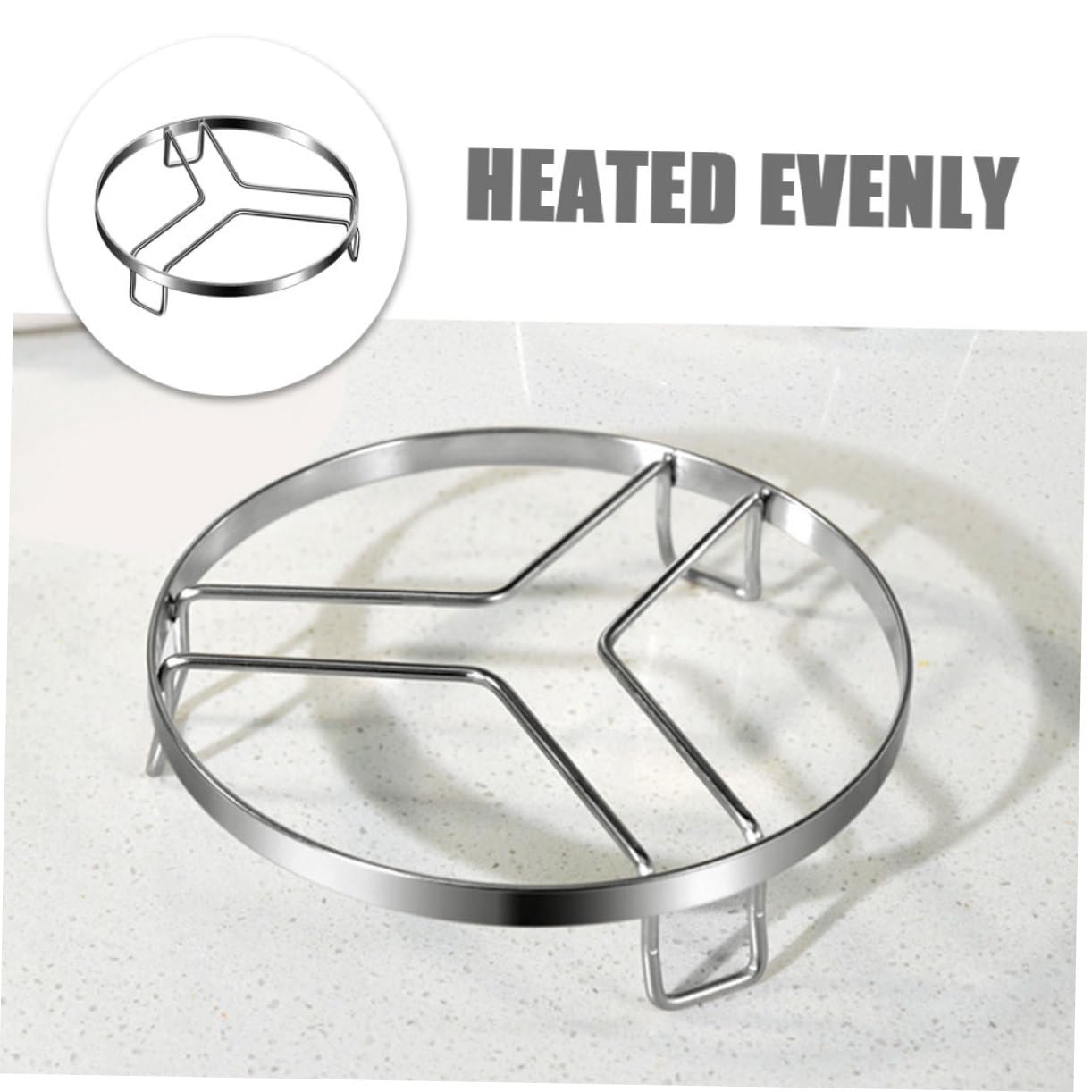 316 Stainless Steel Steam Rack for Cooking – Adjustable Kitchen Pot Stand with Heat-Resistant Design, Multi-Functional Steamer Base for Pots and Dishes (L,18cm) - Image 5