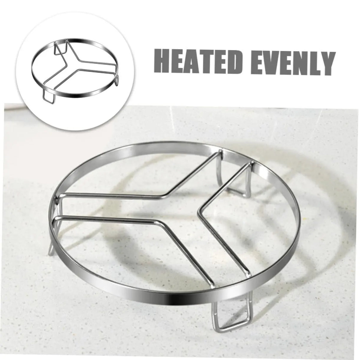 316 Stainless Steel Steam Rack for Cooking – Adjustable Kitchen Pot Stand with Heat-Resistant Design, Multi-Functional Steamer Base for Pots and Dishes (L,18cm) - Image 5
