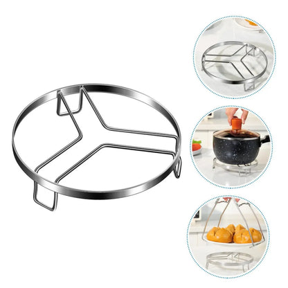 316 Stainless Steel Steam Rack for Cooking – Adjustable Kitchen Pot Stand with Heat-Resistant Design, Multi-Functional Steamer Base for Pots and Dishes (L,18cm) - Image 8