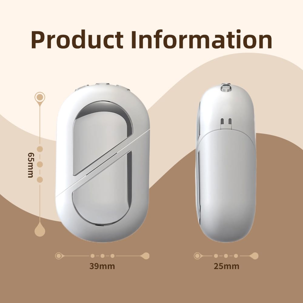 White Handheld Sleep Aid Device: Smart Relaxation Tool with Dual Modes & LED Display – Portable Stress Relief for Adults & Seniors - Image 5