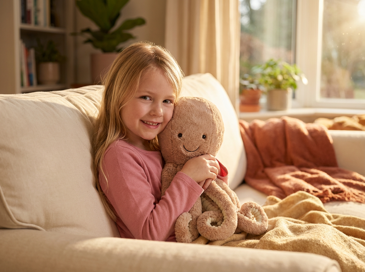 Brown Octopus Plush Toy - Soft Short Plush Stuffed Animal: Perfect Birthday/Christmas/Party Gift for Boys, Girls & Adults - Image 4