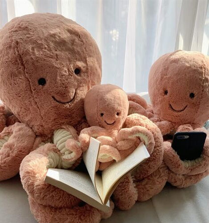 Brown Octopus Plush Toy - Soft Short Plush Stuffed Animal: Perfect Birthday/Christmas/Party Gift for Boys, Girls & Adults - Image 7