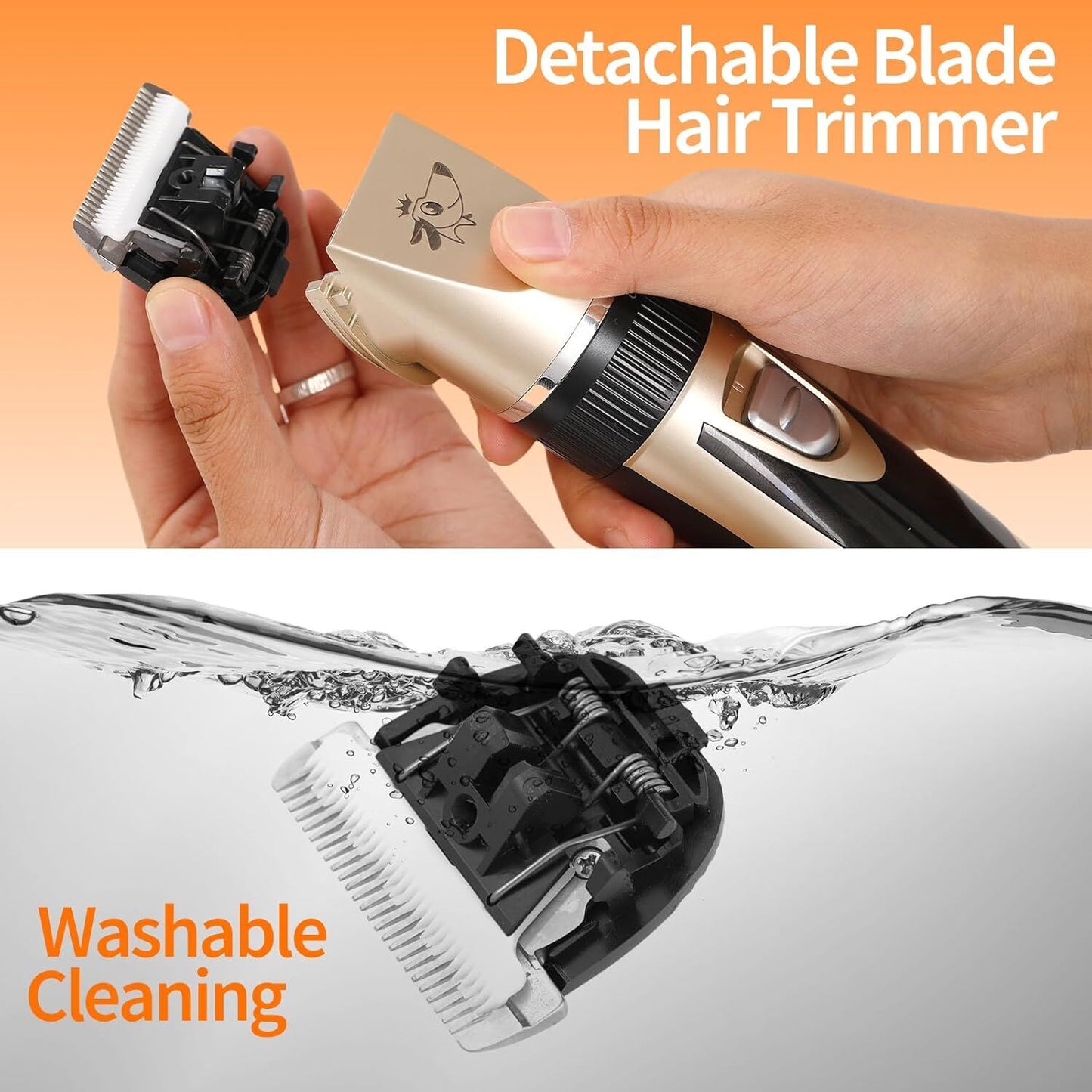 pet products Pet products Professional Rechargeable Cordless Dogs Cats Horse Grooming Clippers - Professional Pet Hair Clippers with Comb Guides for Dogs Cats Horses and Other House Animals Pet Grooming Kit - Image 8