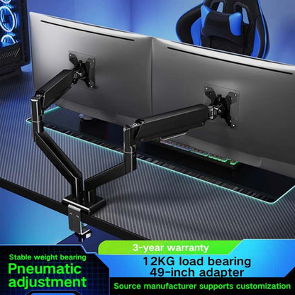 Dual Monitor Arm: 360° Rotatable, Space-Saving Desk Mount for Dual Screens, Ideal for Aussie Home & Office - Image 2