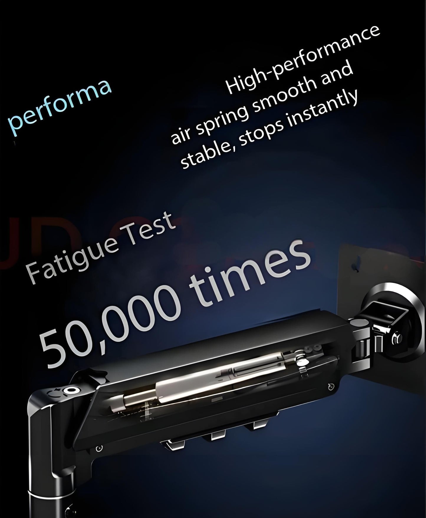 Dual Monitor Arm: 360° Rotatable, Space-Saving Desk Mount for Dual Screens, Ideal for Aussie Home & Office - Image 6