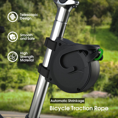 Elastic Parent-Child Bicycle Traction Rope: 2.5m, 200kg Load, For Shared Mountain & Leisure Rides in Australia - Image 3