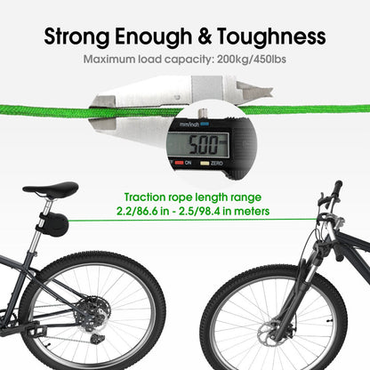 Elastic Parent-Child Bicycle Traction Rope: 2.5m, 200kg Load, For Shared Mountain & Leisure Rides in Australia - Image 4