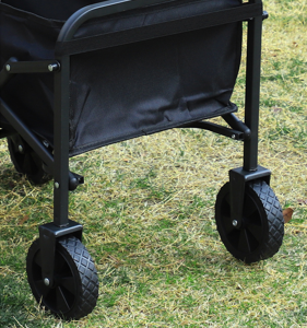 Foldable Camping Wagon: Retractable Handle, Lightweight Design for Outdoor Trips, Beach & Picnics - Image 4