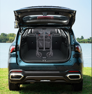 Foldable Camping Wagon: Retractable Handle, Lightweight Design for Outdoor Trips, Beach & Picnics - Image 5