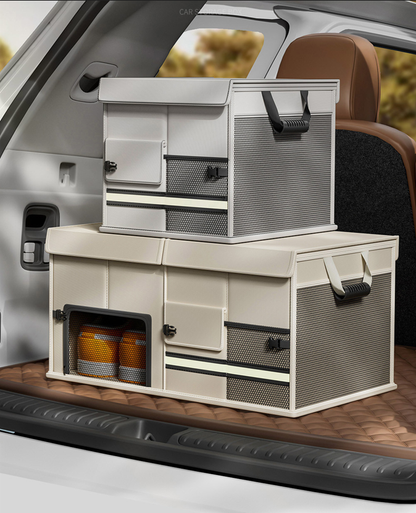 Foldable Car Trunk Organiser, 30L/60L Large Capacity Storage Box for Auto Boot, Multi-functional Cargo Container - Image 4