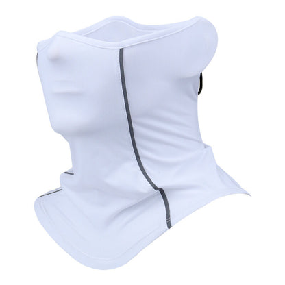 Christmas gift-Premium Ice Silk Neck Scarf Mask - Summer Cooling Essential - Breathable UV Protection - Reflective Design - Beat the Heat Comfortably（black） - Image 2