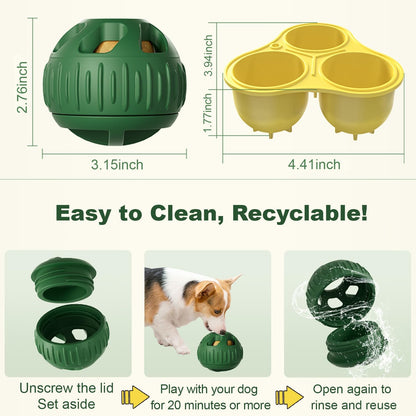 Interactive Dog Toys, Treat Dispensing Dog Toy, Chew Toys to Keep Your Pup Distracted, Frozen Dog Treats Toy for Aggressive Chewer, Durable Dog Puzzle for Small Medium Dog - Image 4