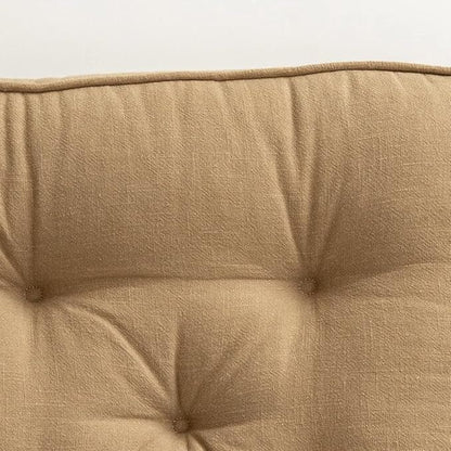 43×43×6cm Linen Cotton Thick Seat Cushion: Plush, Solid-Colour, for Office & Home Chairs, Aussie Comfort Essential（Bean Coffee） - Image 6