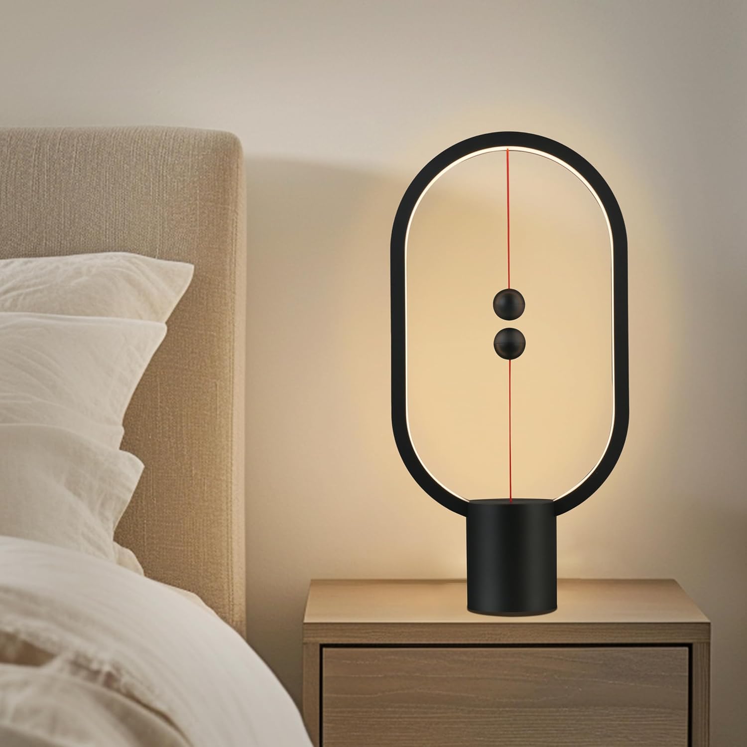 Black Magnetic Balance LED Table Lamp: USB-Powered, Dimmable Eye-Care Light with Award-Winning Design for Australian Homes & Offices - Image 7
