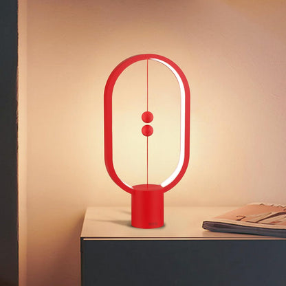 Red Magnetic Balance LED Table Lamp: USB-Powered, Dimmable Eye-Care Light with Award-Winning Design for Australian Homes & Offices - Image 6