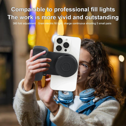 Magnetic Phone Camera Grip with Fill Light & Remote: Stable Shooting Holder for iPhone/Android – Ideal for Vlog, Selfie & Photography - Image 4