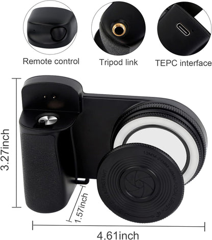 Magnetic Phone Camera Grip with Fill Light & Remote: Stable Shooting Holder for iPhone/Android – Ideal for Vlog, Selfie & Photography - Image 6