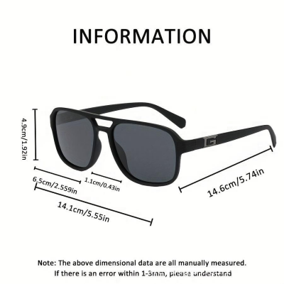 "Retro trend" classic box sunglasses-modified face, with no pressure, out of the street focus! - Image 3