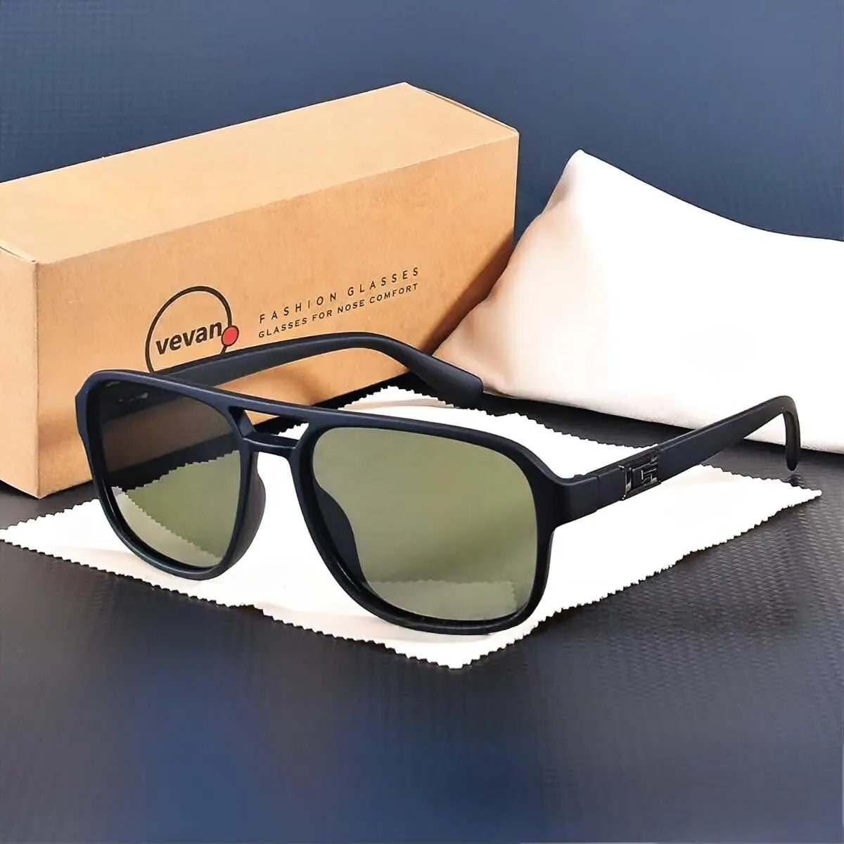 "Retro trend" classic box sunglasses-modified face, with no pressure, out of the street focus!