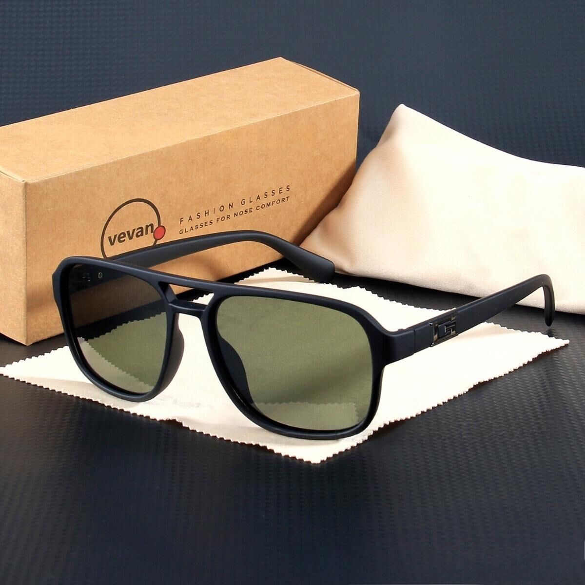"Retro trend" classic box sunglasses-modified face, with no pressure, out of the street focus! - Image 2