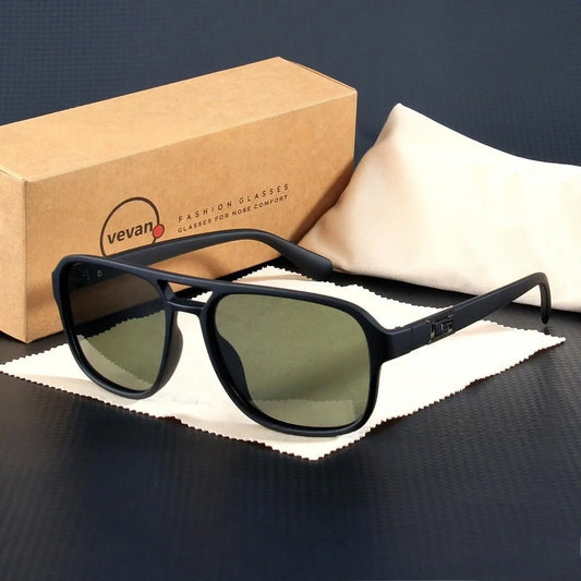 "Retro trend" classic box sunglasses-modified face, with no pressure, out of the street focus! - Image 2