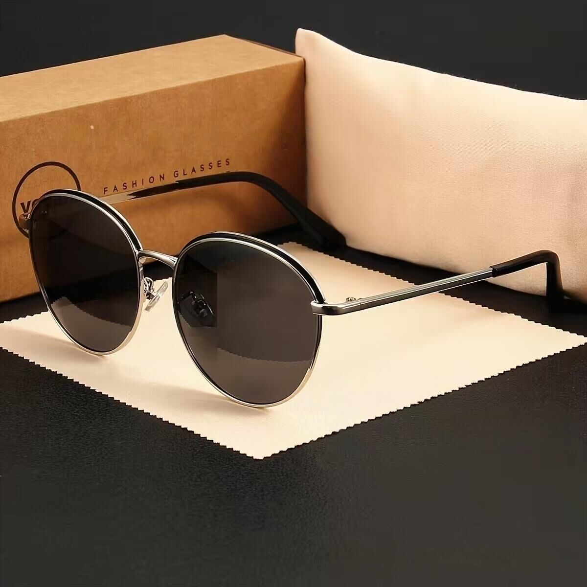 Minority design sense sunglasses-do not bump into individual styles, showing a unique fashion attitude!