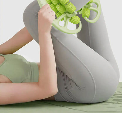 Christmas gift Muscle Relief Massage Roller: High-Density Foam Roller for Deep Tissue Relaxation, Fitness Recovery & Home Use（green）  - Image 5