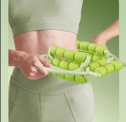 Christmas gift Muscle Relief Massage Roller: High-Density Foam Roller for Deep Tissue Relaxation, Fitness Recovery & Home Use（yellow）  - Image 3