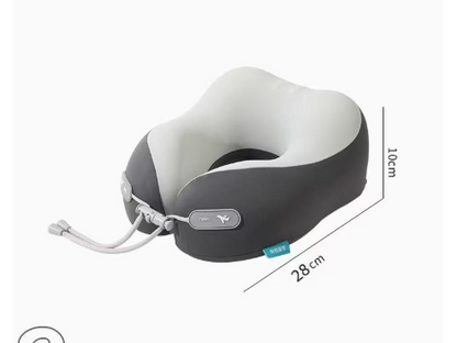 Cooling Memory Foam Neck Pillow for Travel-U-Shaped Ergonomic Travel Pillow for Adults,Flight Neck Pillow with Portable Case,Breathable Ice Silk Cover,Slow Rebound Support for Airplane,Car - Image 5