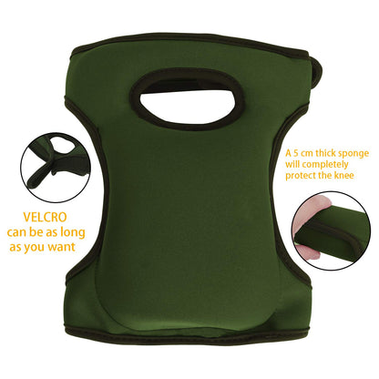 Olive Green Gardening Knee Pads (2-Pack): Ultra-Thick Memory Foam, Adjustable Straps – Ideal for Gardening, Cleaning, Flooring & Work - Image 5