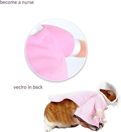 pet products Dog Costume Clothes Halloween Cat Costumes Small Animal Funny Pets Clothing for Doggy Kitty Rabbits Piggy, Nurse - Image 5