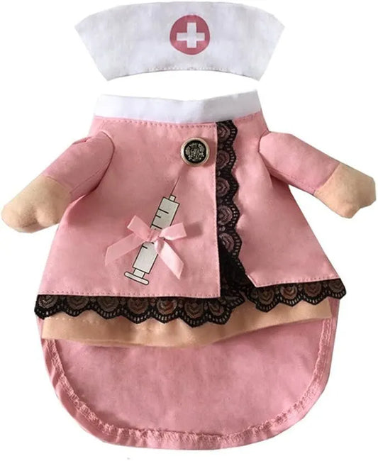pet products Dog Costume Clothes Halloween Cat Costumes Small Animal Funny Pets Clothing for Doggy Kitty Rabbits Piggy, Nurse - Image 4