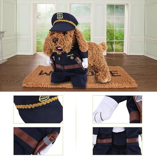 pet products Pet Cosplay Outfit, Funny Dog Cat Party Costume Puppy Uniform Pet Cosplay Clothes for Halloween Christmas Theme Party - Image 3