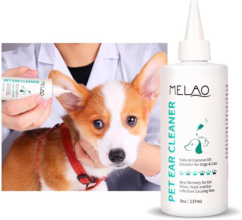 pet products Pet products Ear Cleanser for Dogs and Cats – Gentle Daily Ear Wash – Long Nozzle for Deep Ear Cleaning – Removes Wax, Odor & Moisture - Image 2