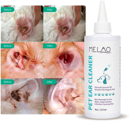 pet products Pet products Ear Cleanser for Dogs and Cats – Gentle Daily Ear Wash – Long Nozzle for Deep Ear Cleaning – Removes Wax, Odor & Moisture - Image 4