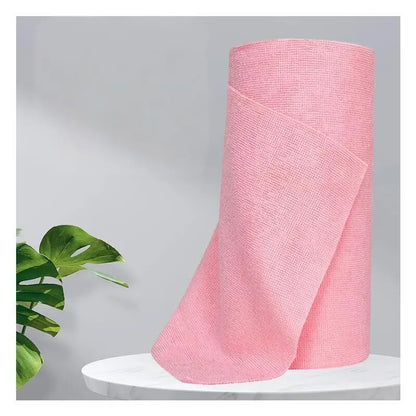 Christmas gift 50-Piece 25x25cm Polycotton Cleaning Cloth Roll, Reusable Dual-Use Dish & Surface Wipes for Home & Kitchen（green） - Image 8