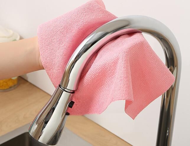 Christmas gift 50-Piece 25x25cm Polycotton Cleaning Cloth Roll, Reusable Dual-Use Dish & Surface Wipes for Home & Kitchen（grey） - Image 5